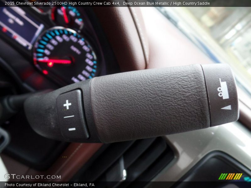 Deep Ocean Blue Metallic / High Country Saddle 2015 Chevrolet Silverado 2500HD High Country Crew Cab 4x4