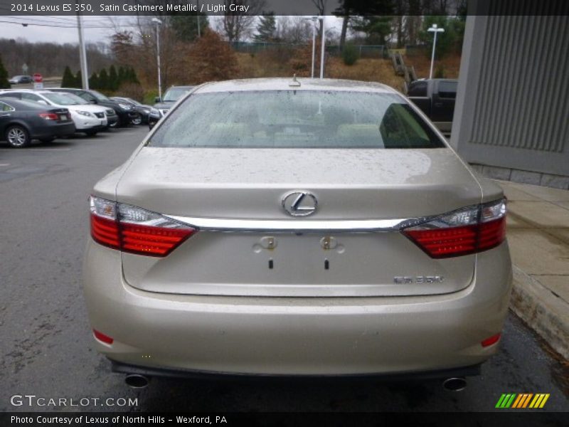 Satin Cashmere Metallic / Light Gray 2014 Lexus ES 350