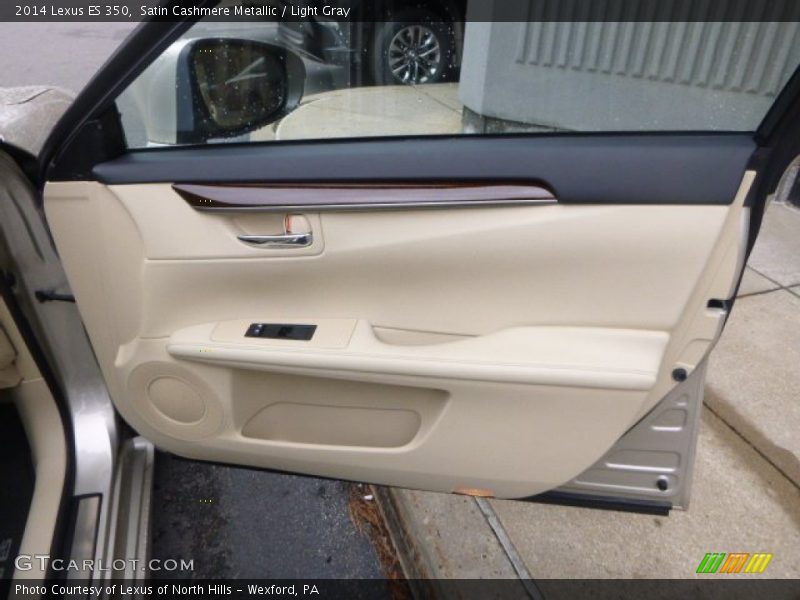 Satin Cashmere Metallic / Light Gray 2014 Lexus ES 350