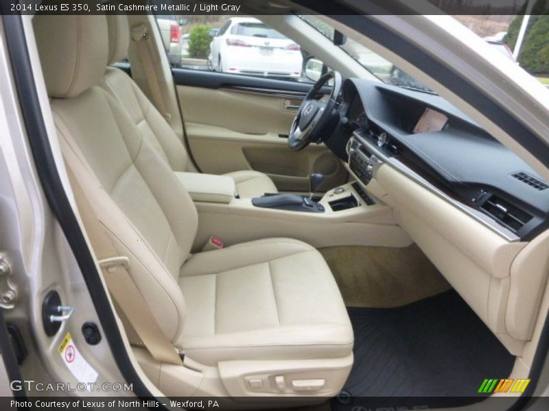 Satin Cashmere Metallic / Light Gray 2014 Lexus ES 350