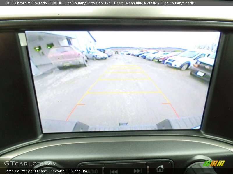 Deep Ocean Blue Metallic / High Country Saddle 2015 Chevrolet Silverado 2500HD High Country Crew Cab 4x4