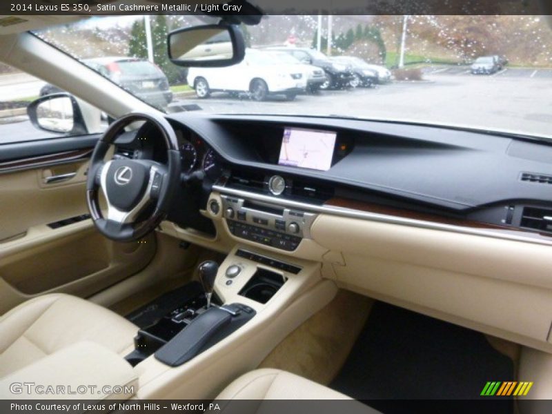 Satin Cashmere Metallic / Light Gray 2014 Lexus ES 350