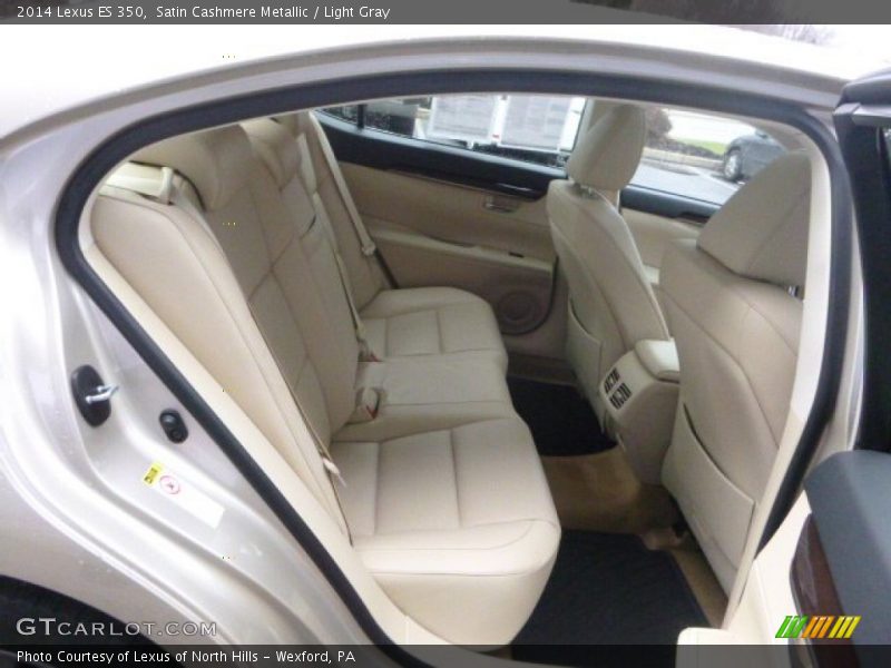 Satin Cashmere Metallic / Light Gray 2014 Lexus ES 350