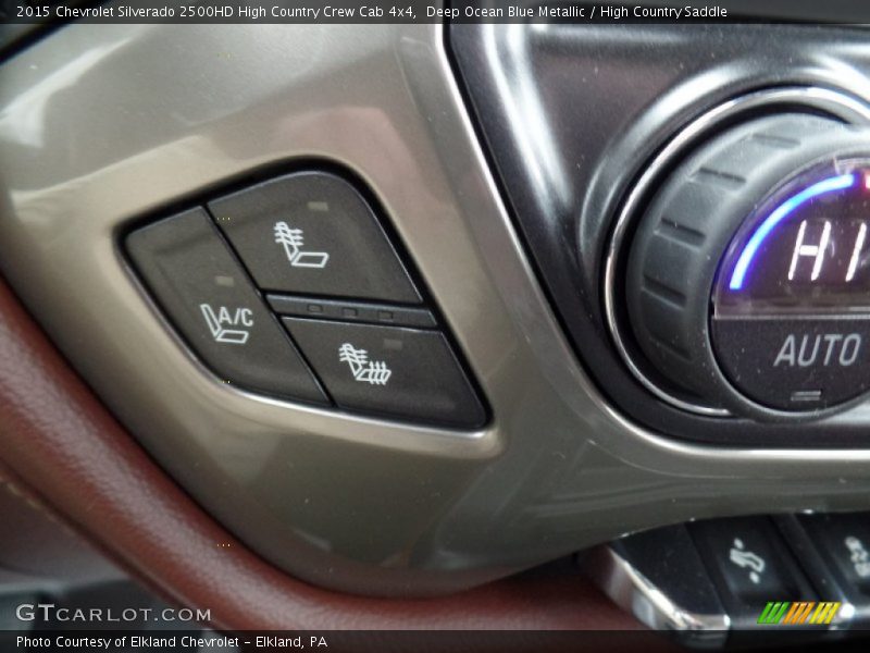 Controls of 2015 Silverado 2500HD High Country Crew Cab 4x4