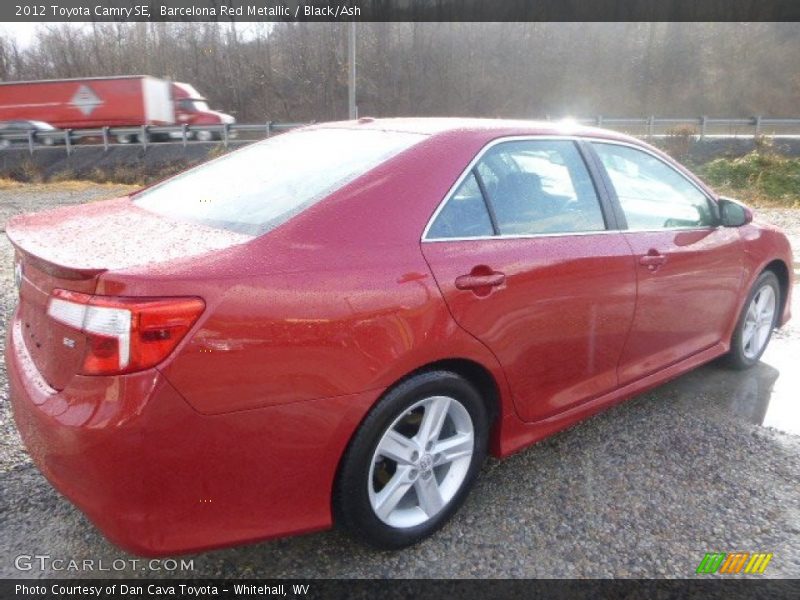 Barcelona Red Metallic / Black/Ash 2012 Toyota Camry SE