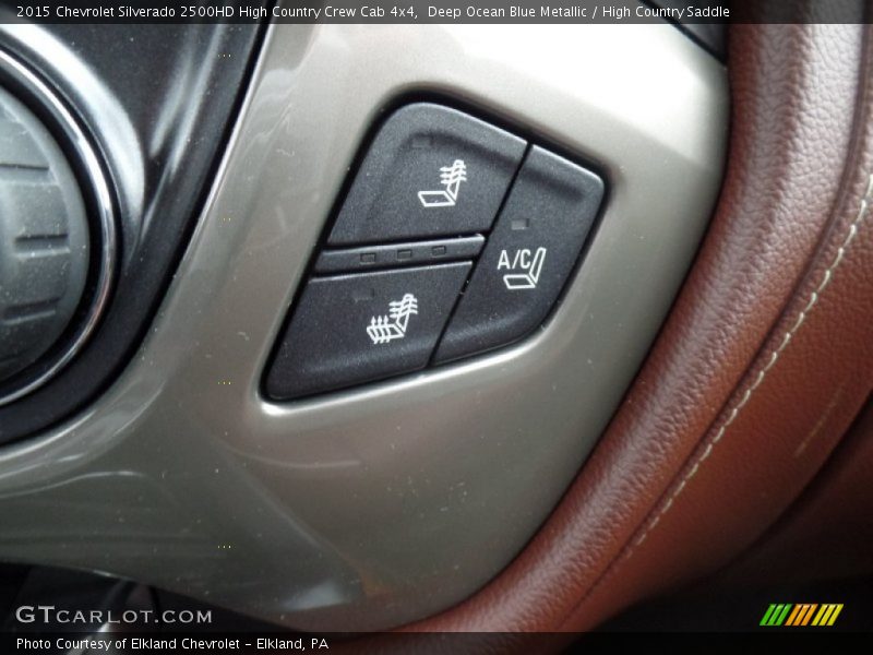 Controls of 2015 Silverado 2500HD High Country Crew Cab 4x4