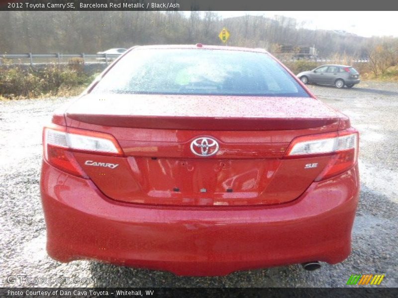 Barcelona Red Metallic / Black/Ash 2012 Toyota Camry SE