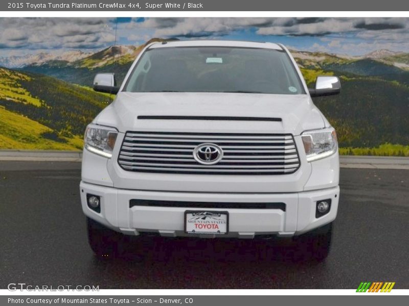 Super White / Black 2015 Toyota Tundra Platinum CrewMax 4x4