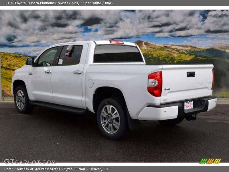 Super White / Black 2015 Toyota Tundra Platinum CrewMax 4x4