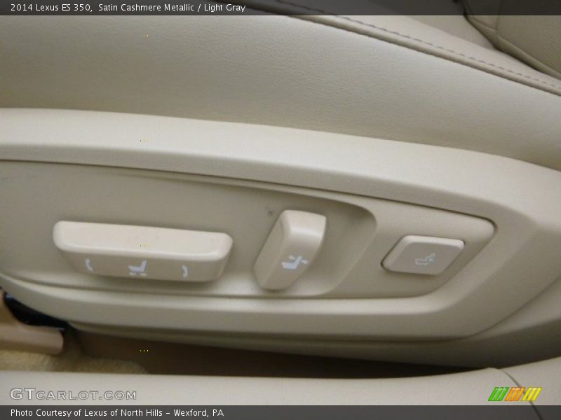 Satin Cashmere Metallic / Light Gray 2014 Lexus ES 350
