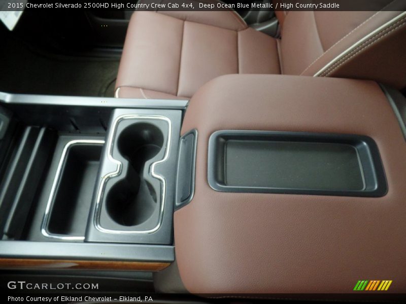 Deep Ocean Blue Metallic / High Country Saddle 2015 Chevrolet Silverado 2500HD High Country Crew Cab 4x4