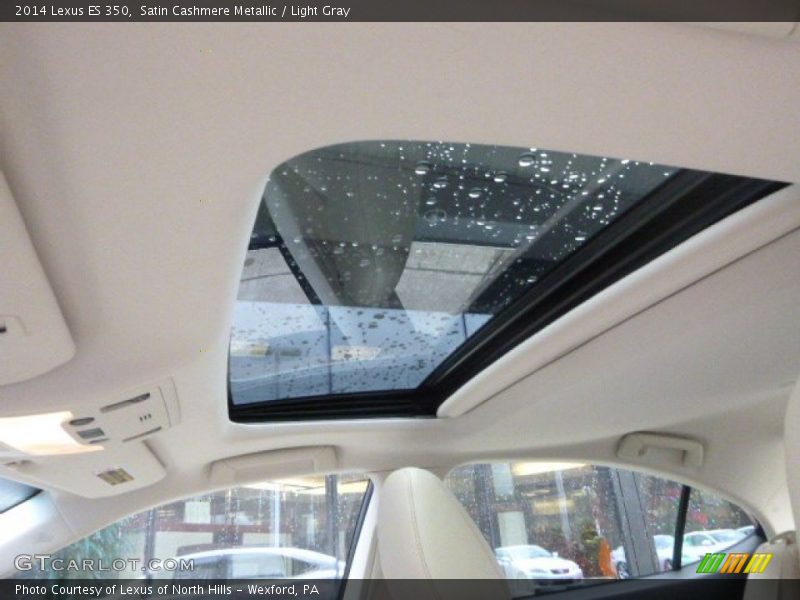 Satin Cashmere Metallic / Light Gray 2014 Lexus ES 350