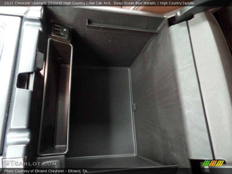 Deep Ocean Blue Metallic / High Country Saddle 2015 Chevrolet Silverado 2500HD High Country Crew Cab 4x4
