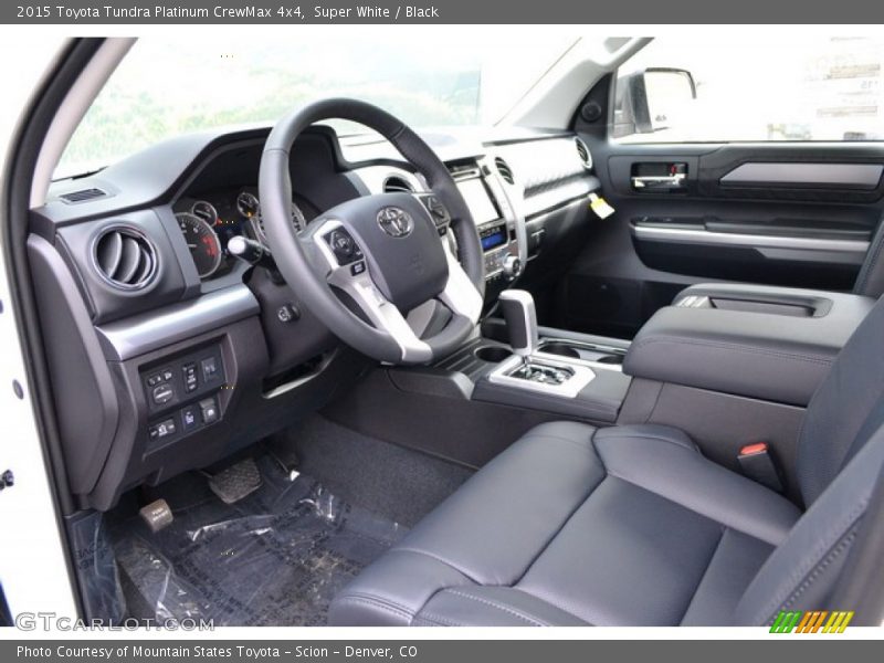 Super White / Black 2015 Toyota Tundra Platinum CrewMax 4x4