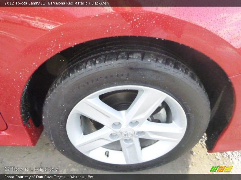 Barcelona Red Metallic / Black/Ash 2012 Toyota Camry SE