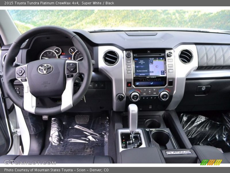 Super White / Black 2015 Toyota Tundra Platinum CrewMax 4x4