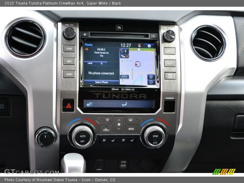 Super White / Black 2015 Toyota Tundra Platinum CrewMax 4x4