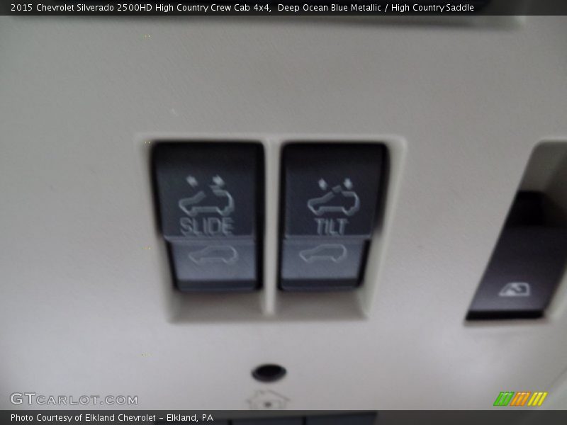 Deep Ocean Blue Metallic / High Country Saddle 2015 Chevrolet Silverado 2500HD High Country Crew Cab 4x4