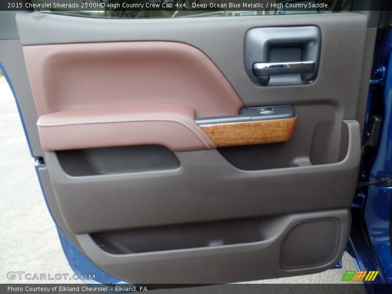 Door Panel of 2015 Silverado 2500HD High Country Crew Cab 4x4