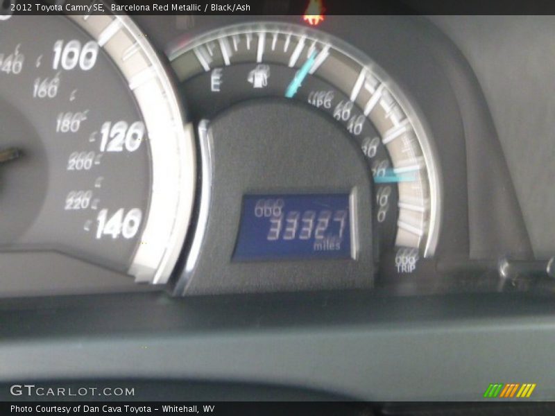 Barcelona Red Metallic / Black/Ash 2012 Toyota Camry SE