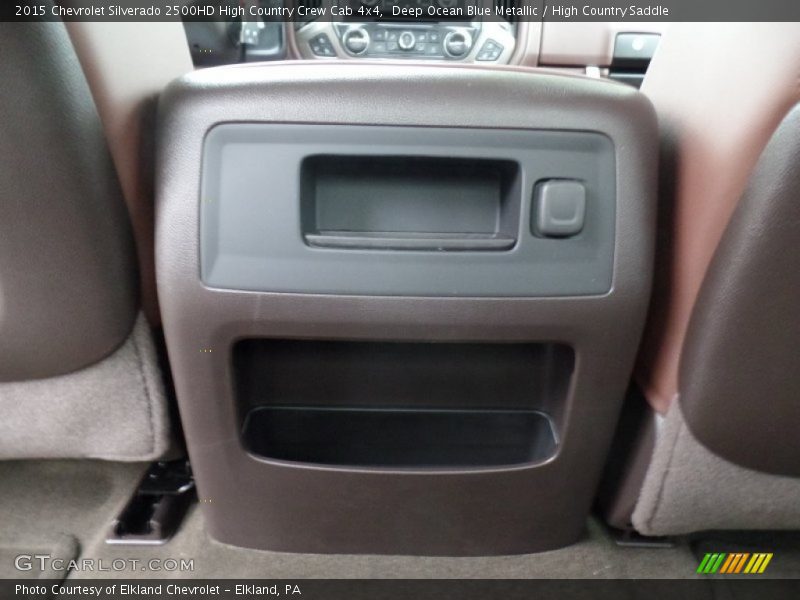 Deep Ocean Blue Metallic / High Country Saddle 2015 Chevrolet Silverado 2500HD High Country Crew Cab 4x4