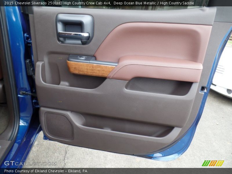 Door Panel of 2015 Silverado 2500HD High Country Crew Cab 4x4