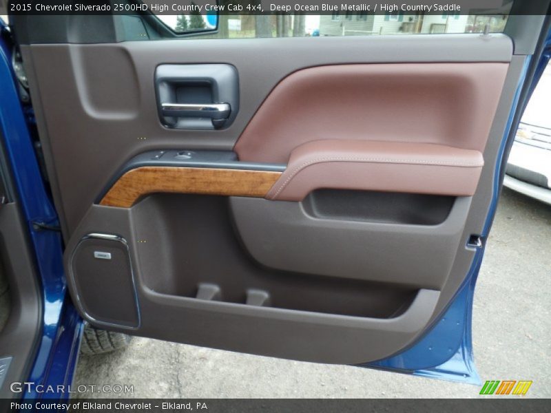 Door Panel of 2015 Silverado 2500HD High Country Crew Cab 4x4
