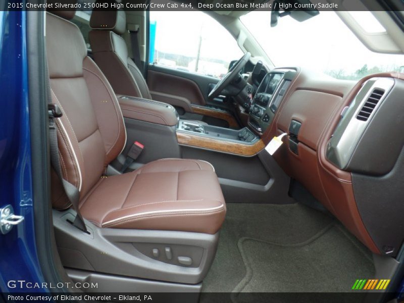 Front Seat of 2015 Silverado 2500HD High Country Crew Cab 4x4