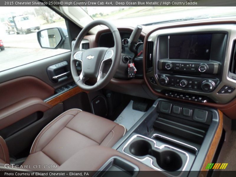 Dashboard of 2015 Silverado 2500HD High Country Crew Cab 4x4