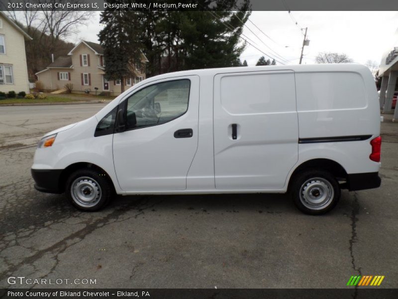 Designer White / Medium Pewter 2015 Chevrolet City Express LS