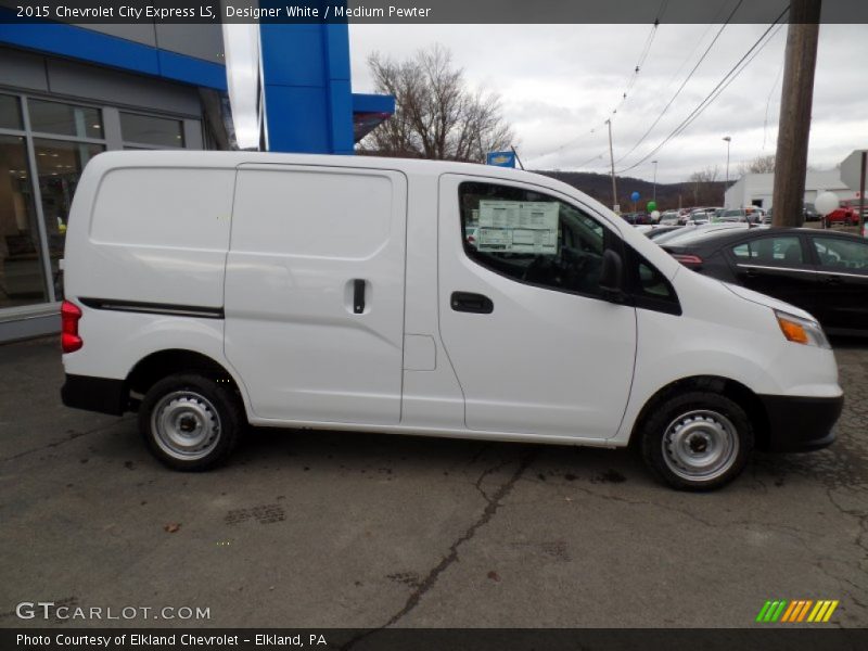 Designer White / Medium Pewter 2015 Chevrolet City Express LS