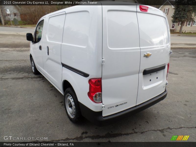 Designer White / Medium Pewter 2015 Chevrolet City Express LS