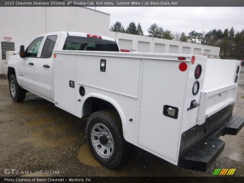  2015 Silverado 3500HD WT Double Cab 4x4 Utility Summit White