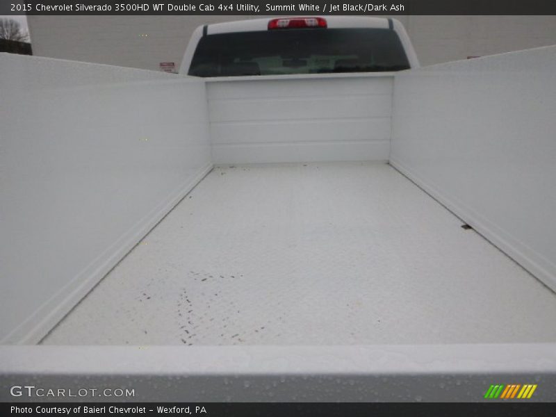 Summit White / Jet Black/Dark Ash 2015 Chevrolet Silverado 3500HD WT Double Cab 4x4 Utility