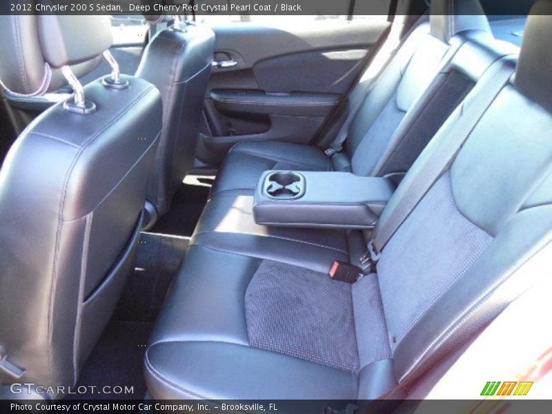 Deep Cherry Red Crystal Pearl Coat / Black 2012 Chrysler 200 S Sedan