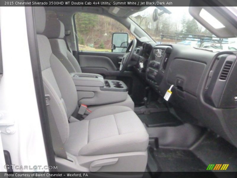 Summit White / Jet Black/Dark Ash 2015 Chevrolet Silverado 3500HD WT Double Cab 4x4 Utility