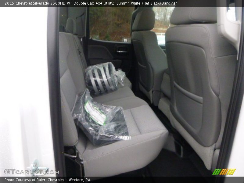 Summit White / Jet Black/Dark Ash 2015 Chevrolet Silverado 3500HD WT Double Cab 4x4 Utility