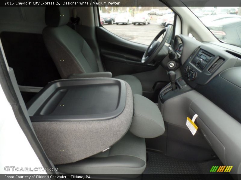 Designer White / Medium Pewter 2015 Chevrolet City Express LS