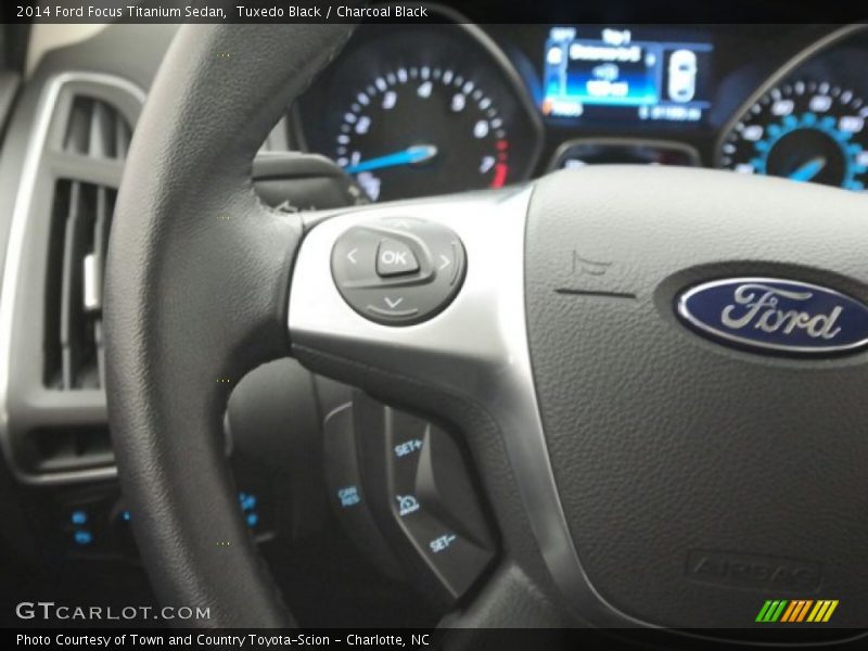Tuxedo Black / Charcoal Black 2014 Ford Focus Titanium Sedan