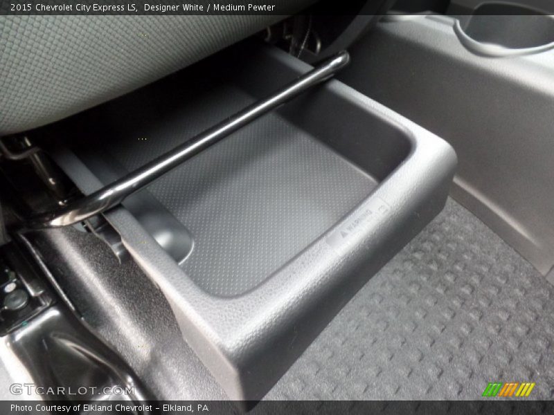 Designer White / Medium Pewter 2015 Chevrolet City Express LS