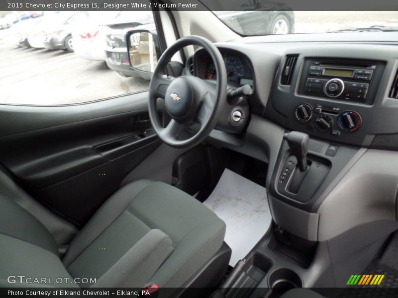 Designer White / Medium Pewter 2015 Chevrolet City Express LS