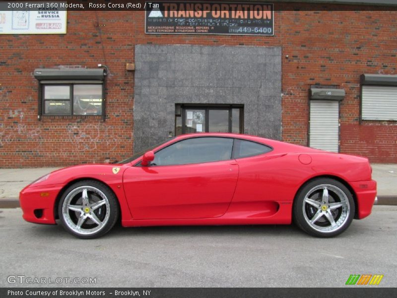 Rosso Corsa (Red) / Tan 2000 Ferrari 360 Modena