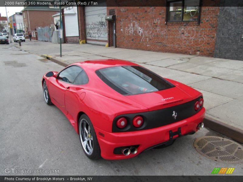 Rosso Corsa (Red) / Tan 2000 Ferrari 360 Modena