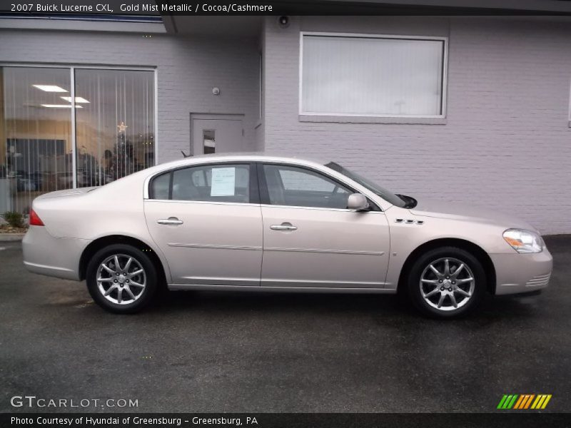 Gold Mist Metallic / Cocoa/Cashmere 2007 Buick Lucerne CXL