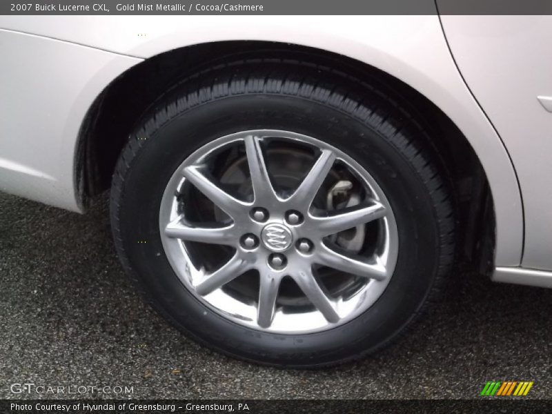 Gold Mist Metallic / Cocoa/Cashmere 2007 Buick Lucerne CXL