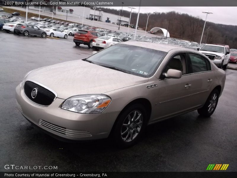 Gold Mist Metallic / Cocoa/Cashmere 2007 Buick Lucerne CXL