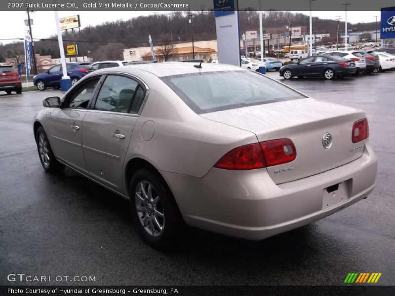 Gold Mist Metallic / Cocoa/Cashmere 2007 Buick Lucerne CXL