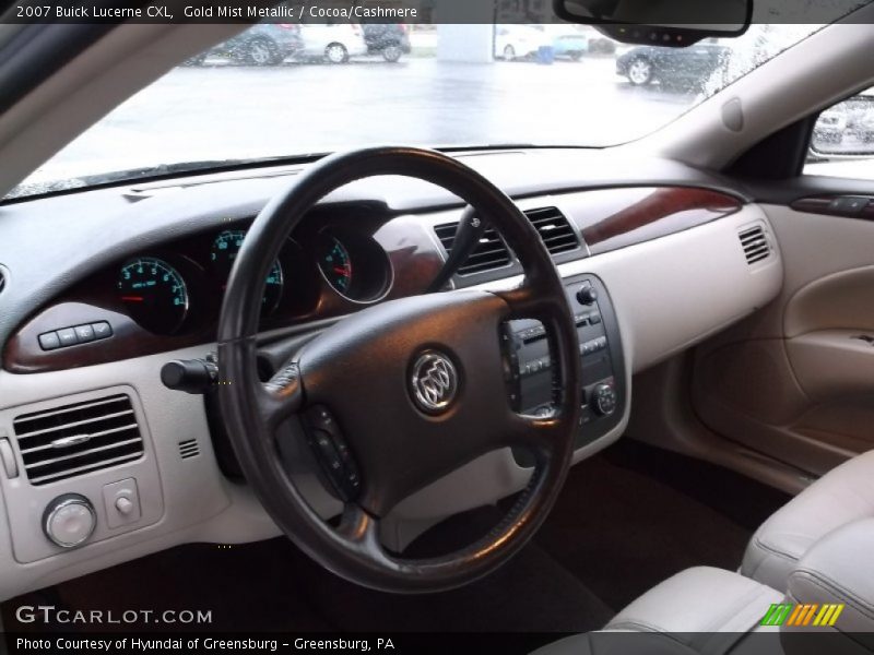 Gold Mist Metallic / Cocoa/Cashmere 2007 Buick Lucerne CXL