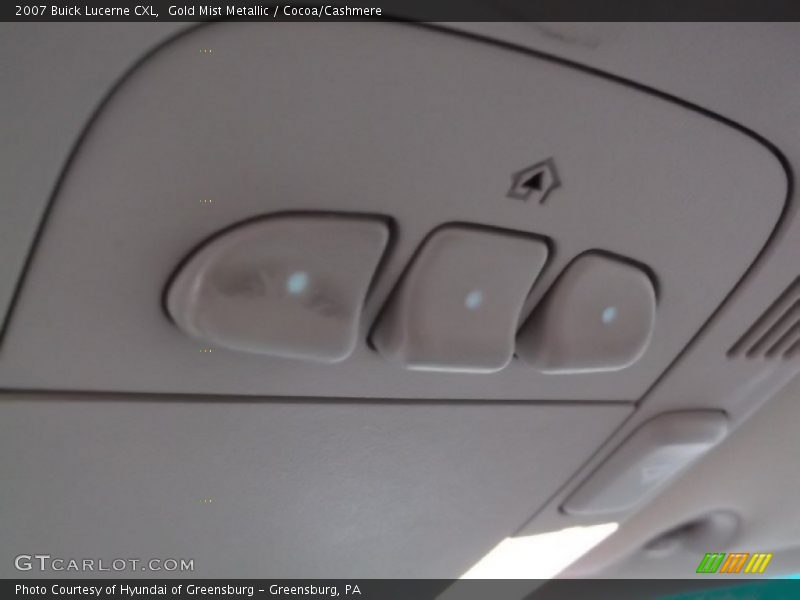 Gold Mist Metallic / Cocoa/Cashmere 2007 Buick Lucerne CXL