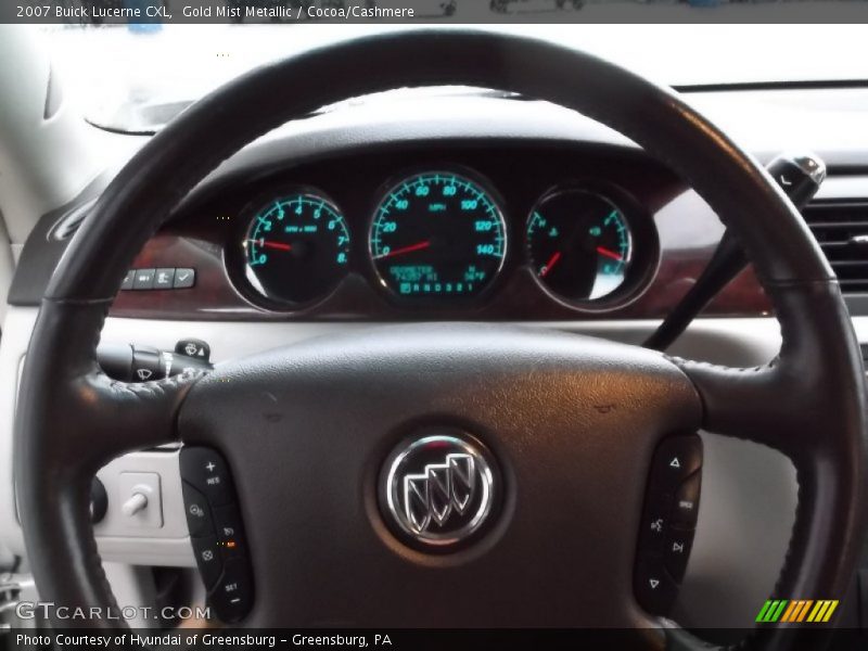 Gold Mist Metallic / Cocoa/Cashmere 2007 Buick Lucerne CXL